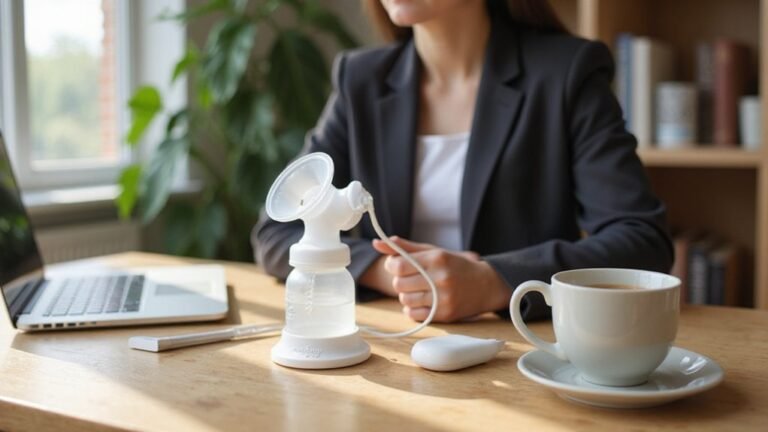 hands free breast pumping