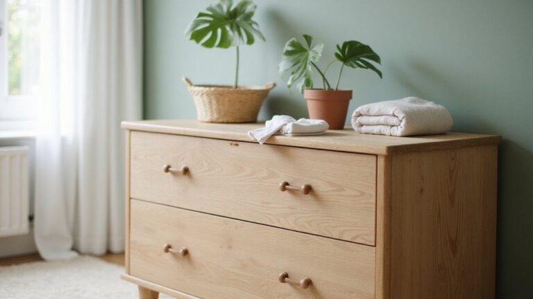 nursery dresser organization tips