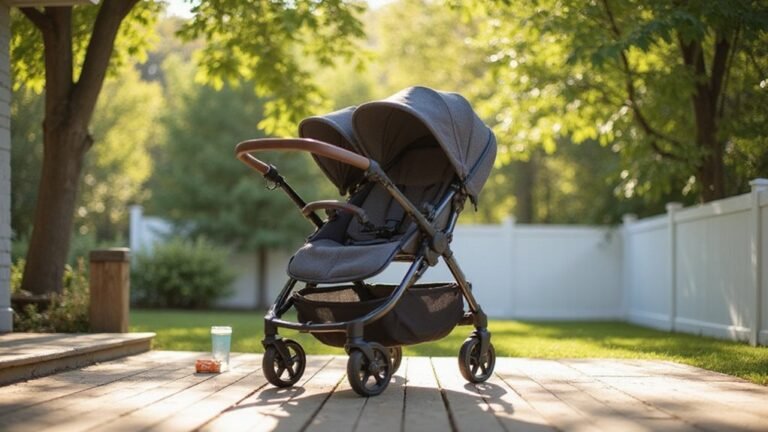 opening a double stroller