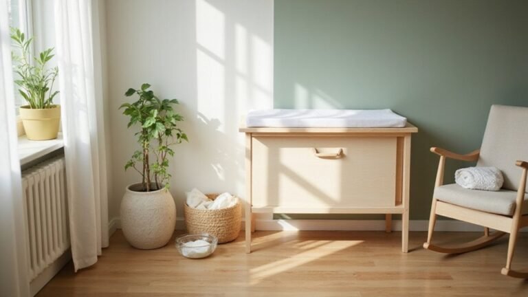 optimal changing table height