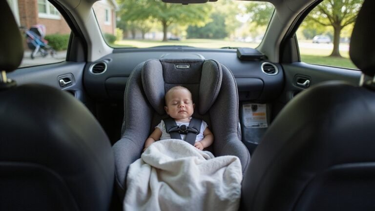 proper infant car seat positioning