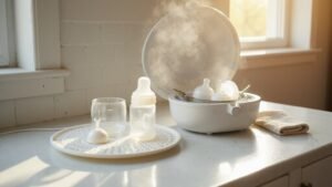 sterilize breast pump parts